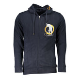 Cavalli Class Blue Cotton Mens Sweater -   -  Cavalli Class.